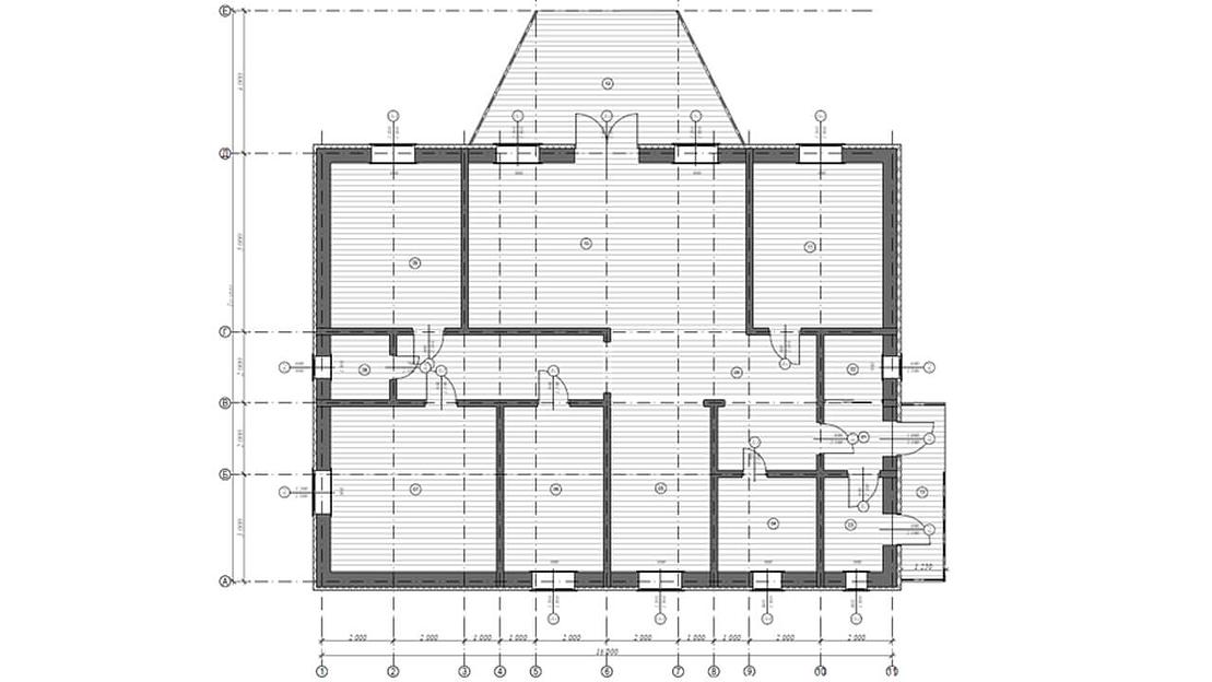 Проект дом из кирпича «Татаринов» фото 2