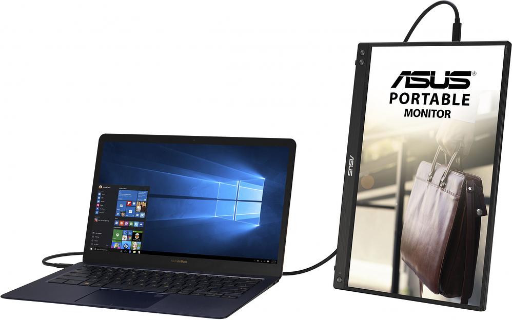 Монитор Asus 15.6" Portable MB16ACV темно-серый IPS LED 16:9 глянцевая 250cd 178гр/178гр 1920x1080 FHD USB 0.83кг фото 6