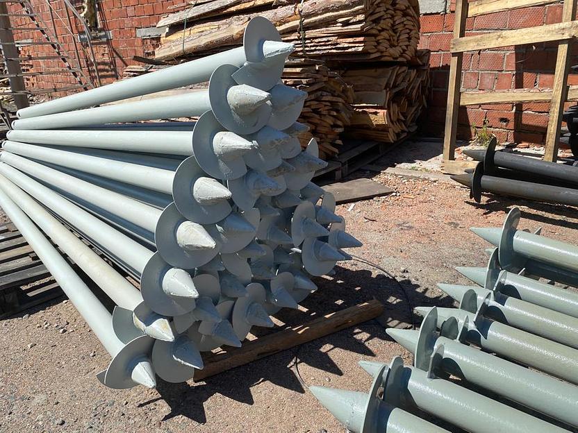 Винтовая свая СВС 89х6,5х2500мм фото 1