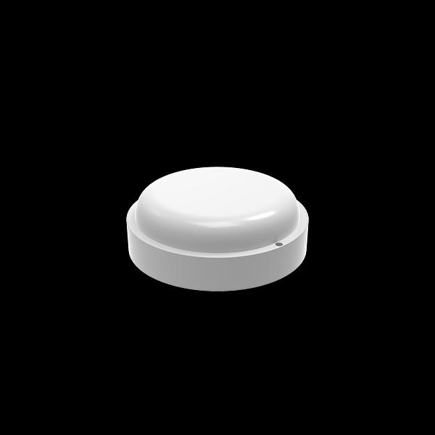 Светильник светодиодный накладной LED ДБП 15 Вт 1100 Лм 4000К d155х52 мм IP65 круг с датчиком звука включается в темноте LITE Gauss Gauss 126418215-S фото 1