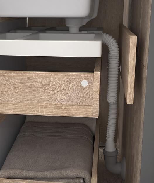 Тумба «Grani 600» крафт золотой ОПТ  фото 8