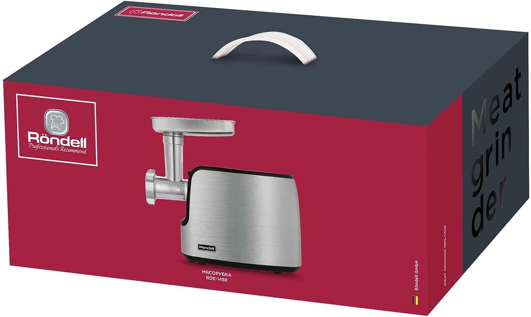 Мясорубка Rondell RDE-1458 стальной фото 5
