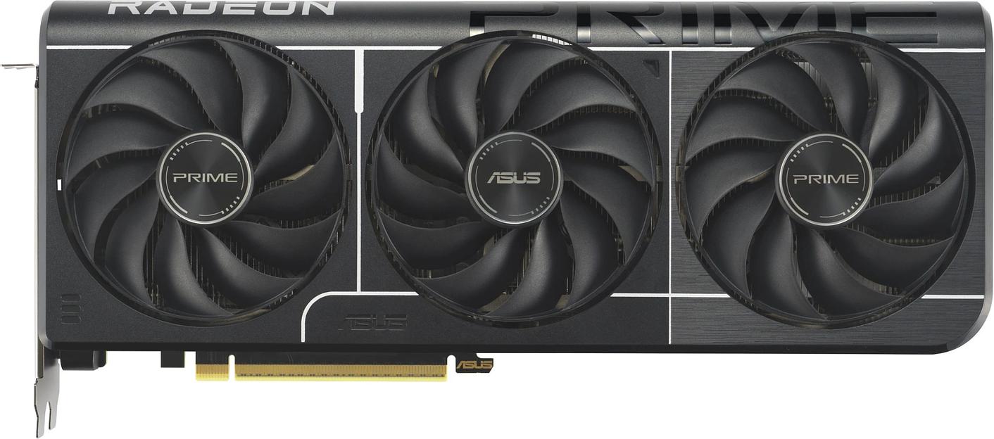 Видеокарта Asus PCI-E 5.0 PRIME-RX9060XT-O16G AMD Radeon RX 9060XT 16Gb 128bit GDDR6 2740/20000 HDMIx1 DPx3 HDCP Ret фото 1