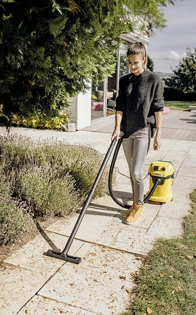Строительный пылесос Karcher WD 3 P V-17/4/20 1000Вт (уборка: сухая/сбор воды) желтый фото 6
