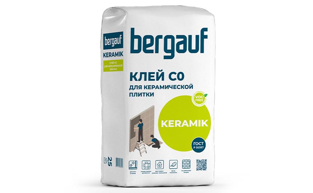 Клей для керамической плитки Bergauf «Keramik» 25 кг ОПТ фото 1