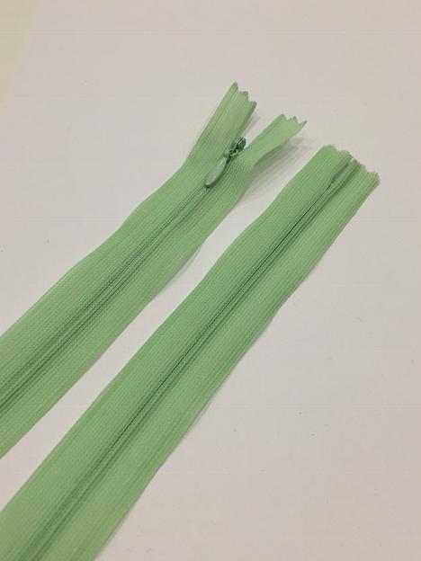 Молния потайная 20см.  Мятный фото 1