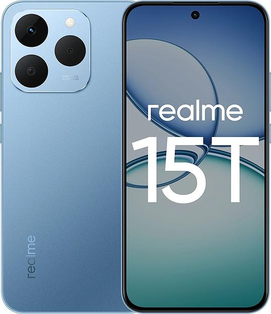 Смартфон Realme RMX5111 15T 128Gb 8Gb голубой моноблок 3G 4G 6.78" 1264x2780 Android 15 50Mpix 802.11 a/b/g/n/ac/ax/be NFC GPS GSM900/1800 GSM1900 фото 1