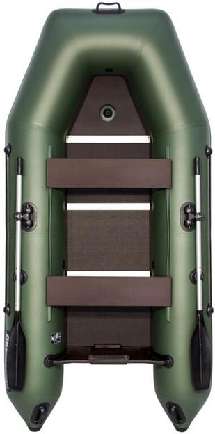 Лодка Аква 2900 СК, 2900*1420*400 мм., цвет: зеленый фото 1