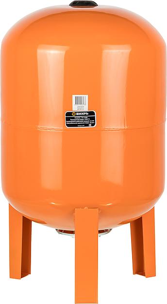 Гидроаккумулятор Вихрь ГА-100В 100л 10бар оранжевый (68/6/5) фото 2