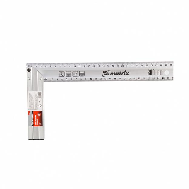 Угольник, 300 мм, алюминиевый, литой фото 1