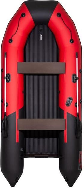 Лодка Таймень NX 4000 НДНД PRO, 4000*1800*495 мм., цвет: красный-черный фото 3