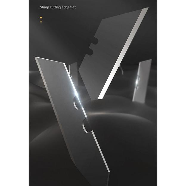 Нож Deli Технический нож "Home Series Black" Deli HT4008 Т-образное лезвие с механизмом автоматического возврата, эксклюзивный дизайн, корпус из высококачественного софттач пластика фото 5