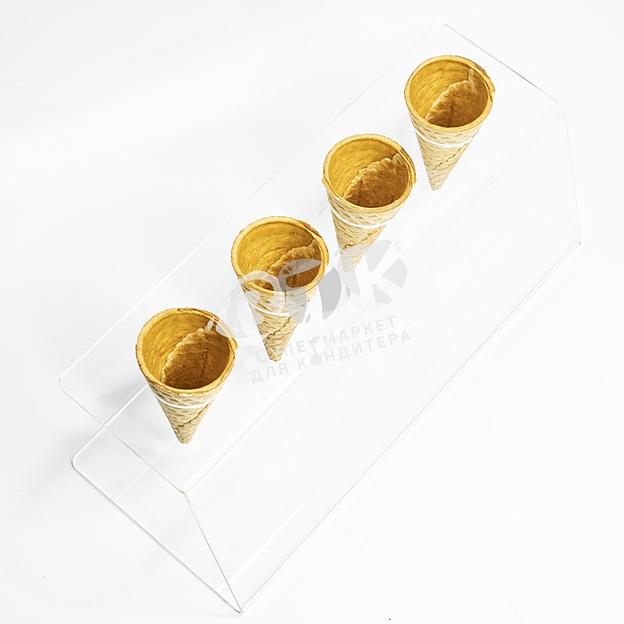 Подставка для рожков 4 ячейки оргстекло фото 8