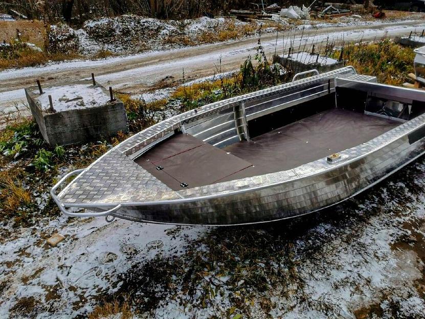 Алюминиевая лодка Тактика 430 РМ, 420*160*70 мм фото 5