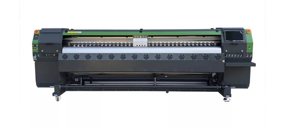 Широкоформатный промышленный сольвентный принтер «Universl 3208S Starfire KM1024i» фото 1