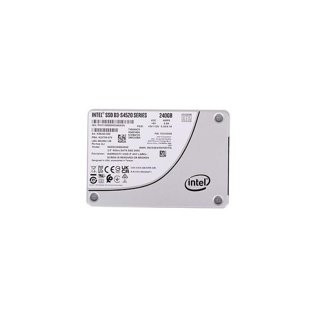 SSD накопитель Intel D3-S4520 SSDSC2KB240GZ01 240ГБ, 2.5", SATA III, SATA фото 1