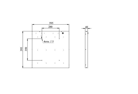Светильники светодиодные серии «OFFICE-600» 25-70 Вт опт фото 3