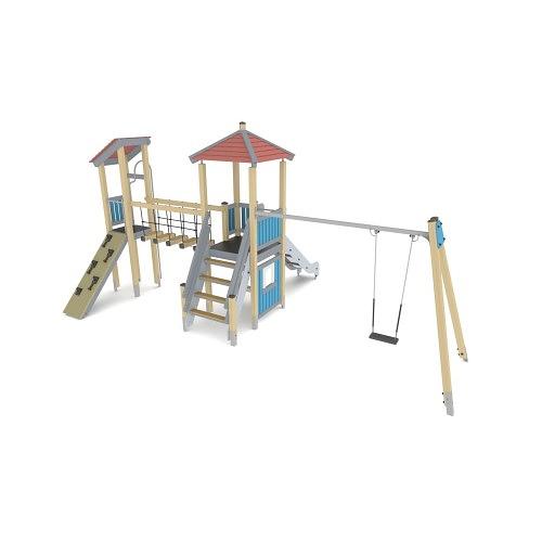 Игровой комплекс «Наш Двор», серия Киндик, артикул KS1204 фото 1