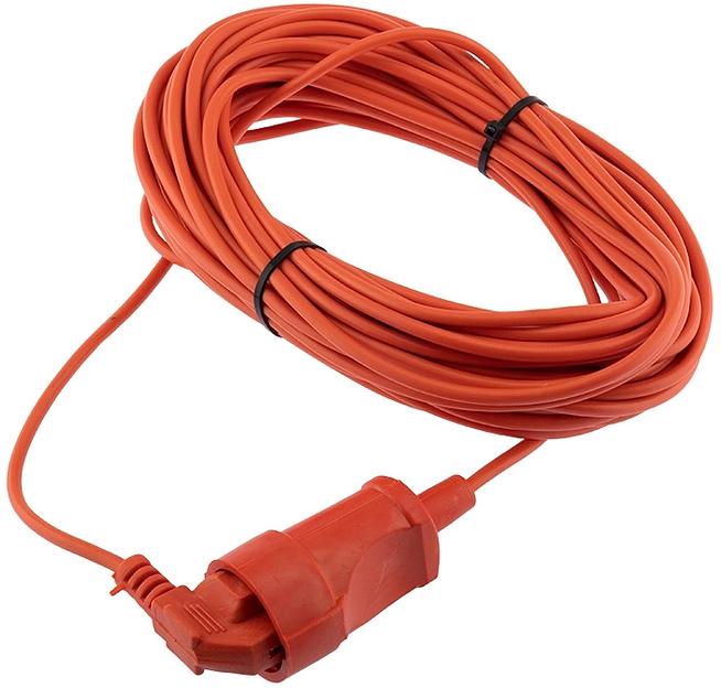 Удлинитель силовой PROconnect PROc-Uc (11-7106) 2x0.75кв.мм 1розет. 20м ПВС 6A без катушки оранжевый фото 1