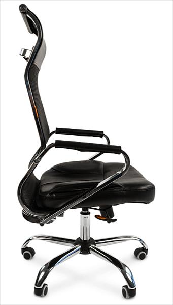 Офисное кресло Chairman 700 Россия экопремиум черный/сетка н.м. (7022875) фото 3