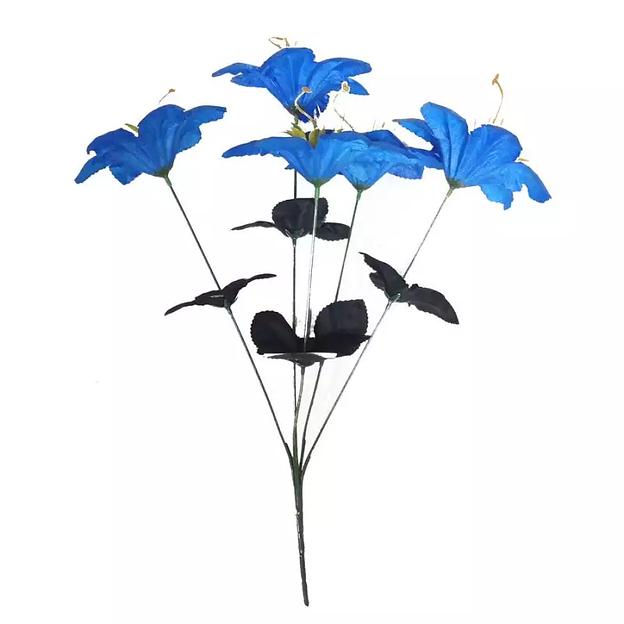 Букет с клематисами 5 голов 38см 432-708 фото 2