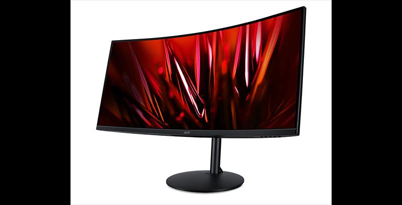 Монитор 34'' ACER Nitro XZ342CUS3bmiipphx,ZeroFrame,Curved 1500R Black,21:9,VA,3440x1440,1/3ms,320,HDR 400cd,180Hz,2xHDMI(2.0)+2xDP(1.4)+Audio out,Speakers 2Wx2,sync: DP/HDMI FreeSync Premium,hdr:HDR 400 (UM.CX2EE.301) фото 4
