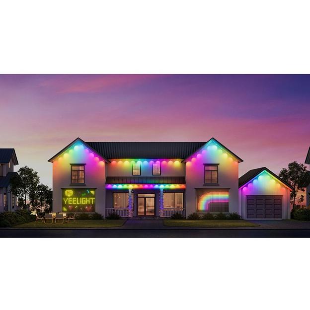 Умная штора-гирлянда Yeelight, 475 ламп, 1,5м x2м / RGBIC+ BLE / YLYDD-0053 фото 7