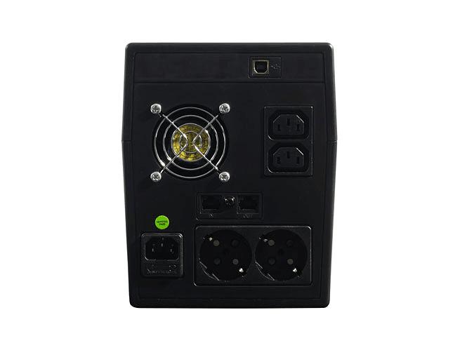 SKAT-UPS 2000/1200 ИБП 220В 1200Вт 2 АКБ 9Ач внутр. меандр. стабилизация напряжения фото 3