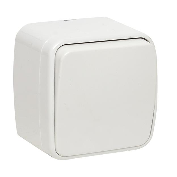 EKF EGV10-021-10 Минск Выключатель 1-клавишный ОП 10А белый EKF Basic фото 1