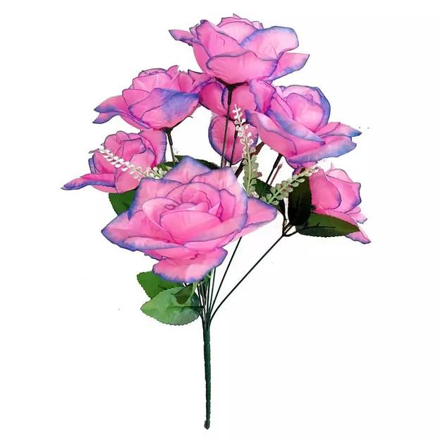 Букет с розами на 7 голов 49см 049-528 фото 2