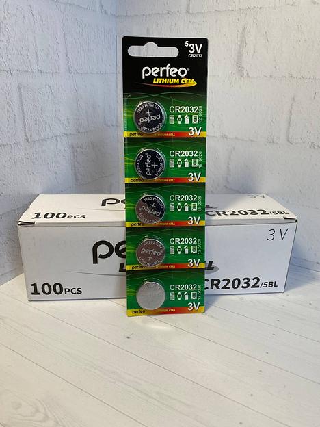 Батарейки Perfeo CR2032/5BL Lithium Cell ОПТ фото 3