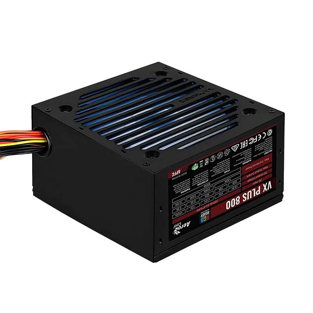 Блок питания Aerocool VX Plus 800 RGB 800W, ATX v2.3, RGB Fan 12cm, 500mm cable, Retail (VX PLUS 800 RGB) фото 3