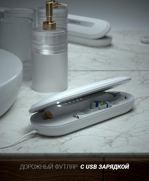 Зубная щетка электрическая Polaris PETB 0101 TC белый фото 9