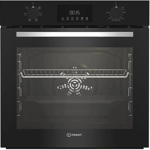 Духовой шкаф Электрический Indesit IFE 3644 BL черный фото 1