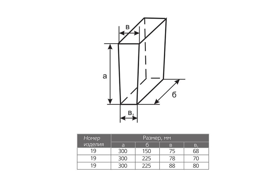 Клин торцовый ШАМ-1/ШБМ-1 № 19, 26, 27 опт фото 2
