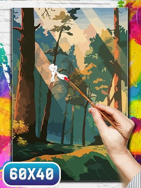 Картина по номерам на холсте 60×40 см в ассортименте ОПТ фото 6