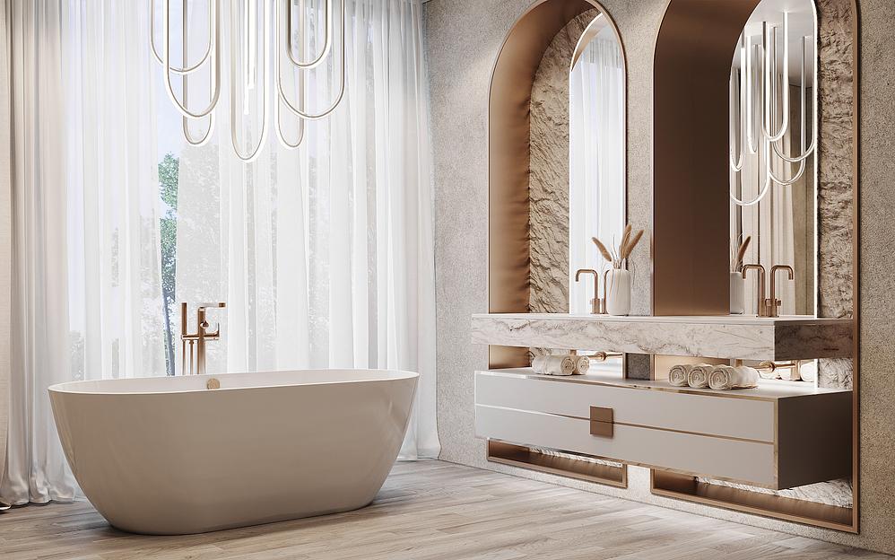 Ванна овальная отдельностоящая ESSE «ICELAND» ОПТ фото 3