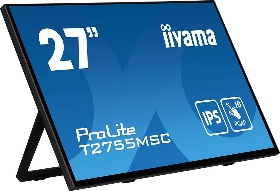 Монитор Iiyama 27" ProLite T2755MSC-B1 черный IPS LED 5ms 16:9 HDMI M/M матовая 1000:1 400cd 178гр/178гр 1920x1080 60Hz DP FHD USB Touch 5.8кг фото 2