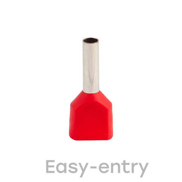 Наконечник штыревой втулочный изолированный НШвИ(2) 1.0-8 (50шт) фото 3