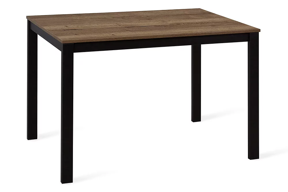 Стол Brad 120(+60)х80 см чёрный, табак фото 3