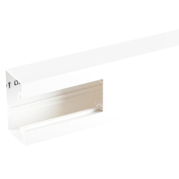 Legrand 638080 Кабель-канал Metra - 85x50 - 2 метра - с крышкой - белый фото 1