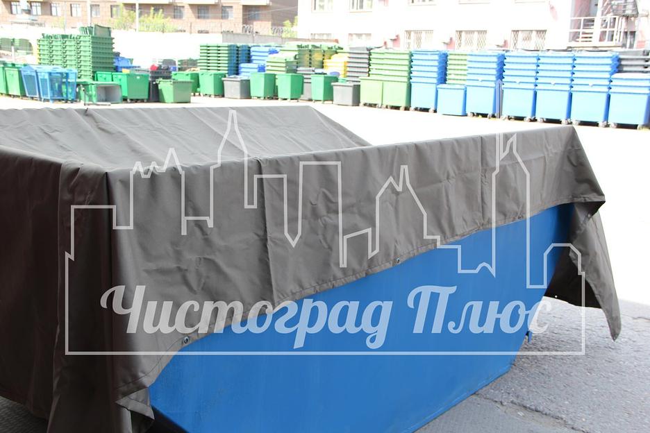 Тент-укрытие для бункера 8 куб.м (автополог тканевый) фото 2