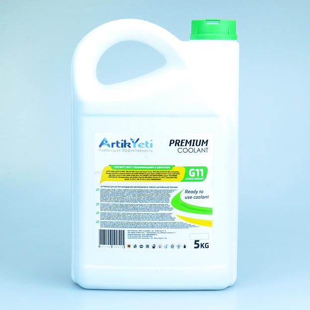 ArtikYeti Antifreeze Euro Standart G11 зеленый 5кг фото 4