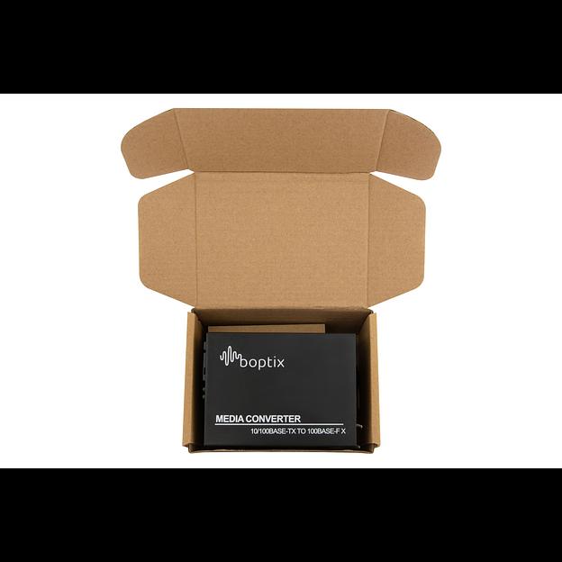 Медиаконвертер B-OptiX 10/100-Base-T / 100Base-FX, Tx/Rx: 1550/1310нм, LFP фото 2
