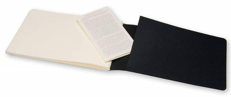 Блокнот для рисования Moleskine ART CAHIER SKETCH ALBUM ARTSKA3 Large 130х210мм обложка картон 88стр. черный фото 2