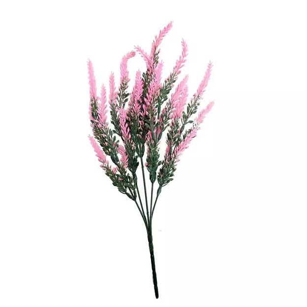 Букет Вереск зелень с колосками 5 веток 36см фото 3