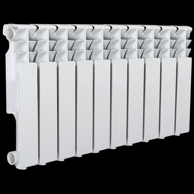 Радиатор "Tropic" 350x80 алюминиевый, 10 секций фото 1