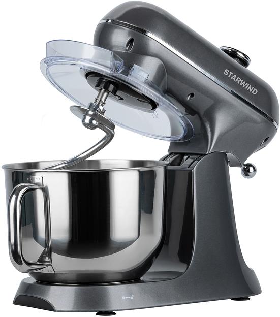 Миксер планетарный Starwind SPM4171 1200Вт серебристый фото 4