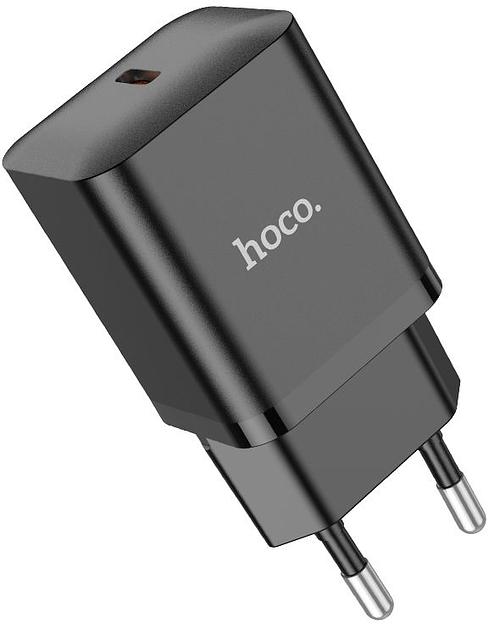 Сетевое зар./устр. Hoco N27 Black 20W (PD+QC+AFC) USB-C черный фото 3