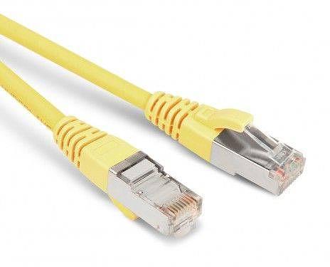 Hyperline PC-LPM-STP-RJ45-RJ45-C5e-1M-LSZH-YL Патч-корд F/­UTP, экранированный, Cat.5е, LSZH, 1 м, желтый фото 1